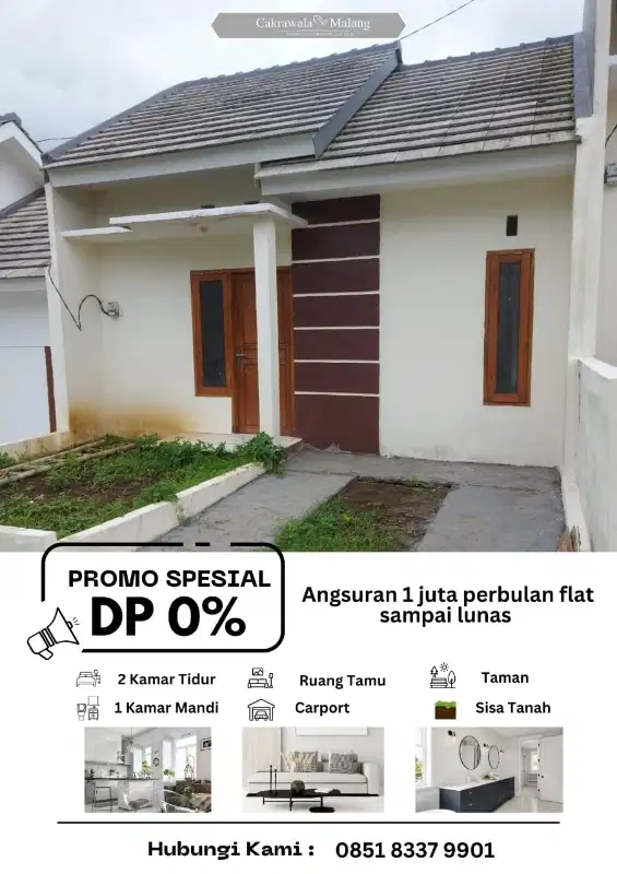 Promo Rumah Cakrawala Malang, Harga Terjangkau!