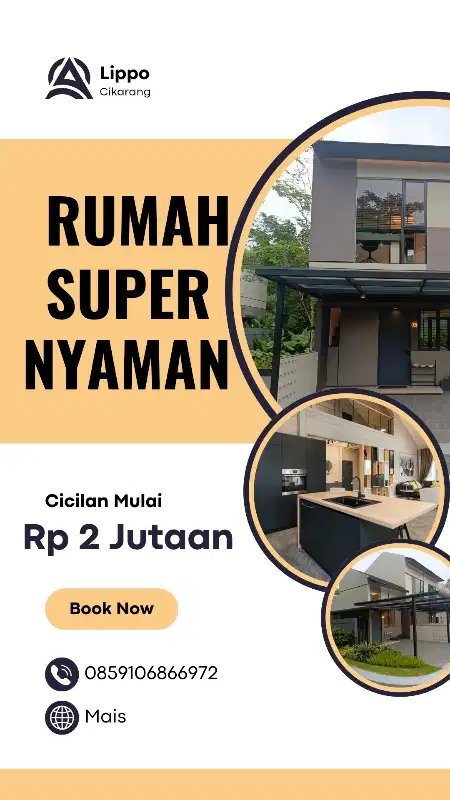 DP Rendah! Cicilan super ringan! Rumah Minimalis