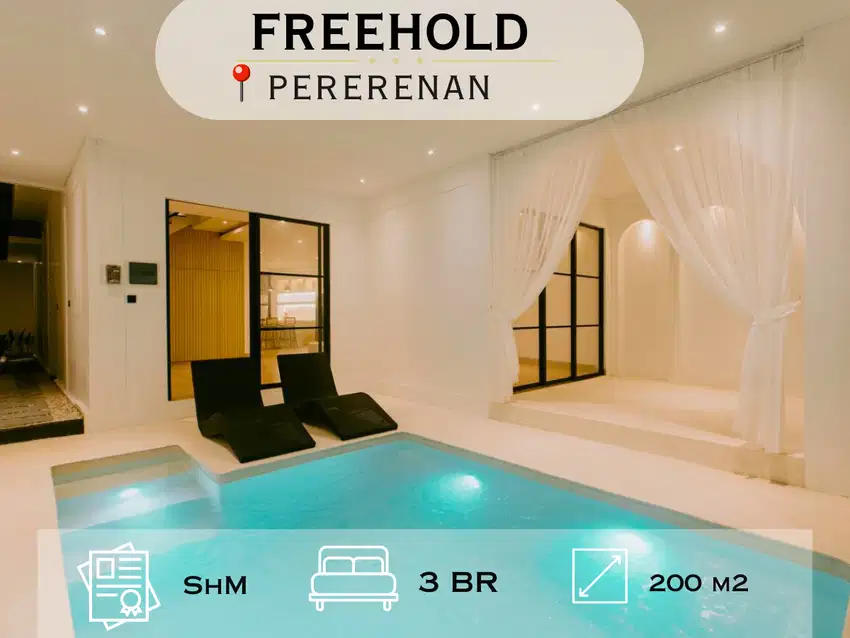 Dijual Villa Premium Di Pererenan, Canggu