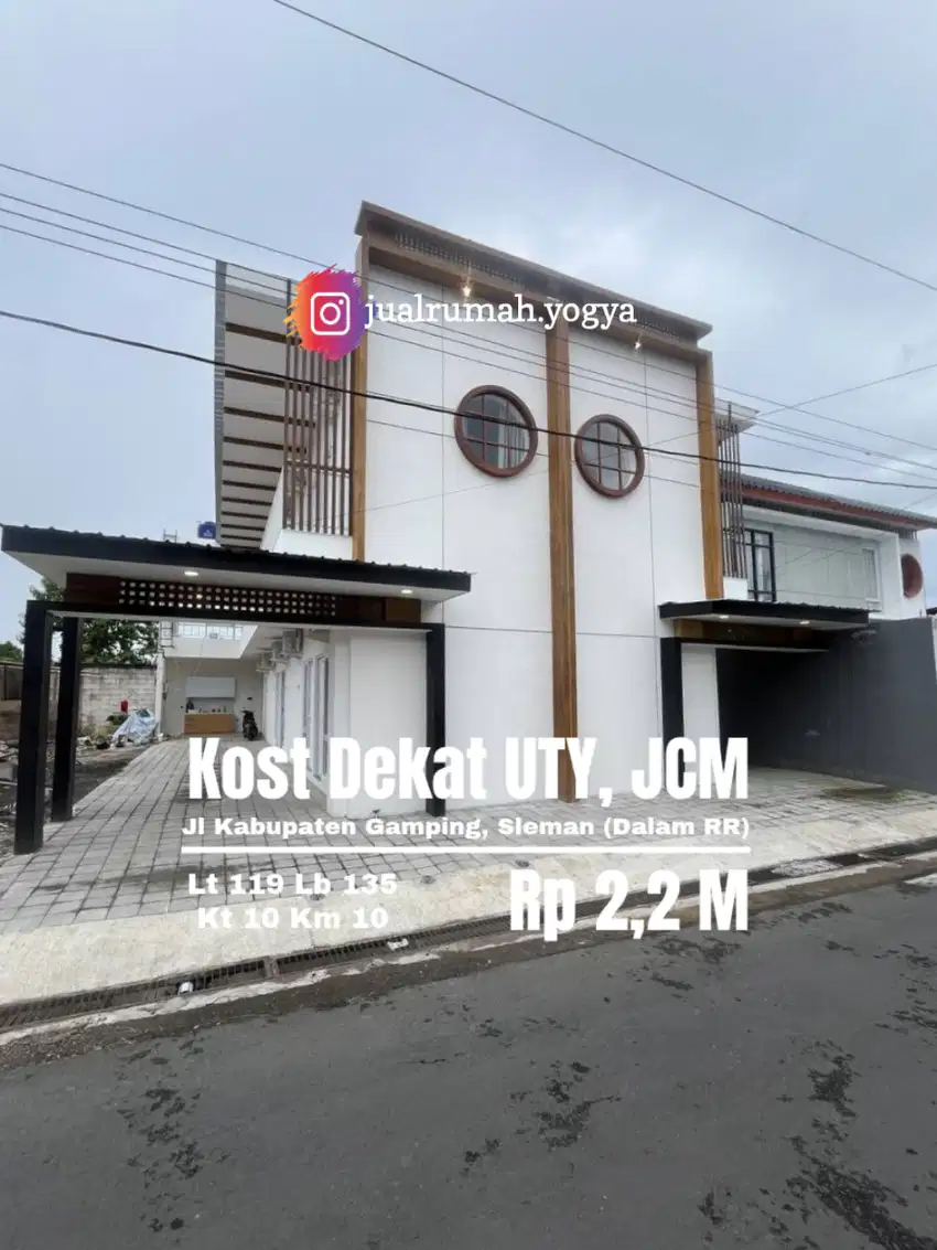 Kost eksklusif 10 Kamar dekat UTY, RSA UGM, JCM & UGM