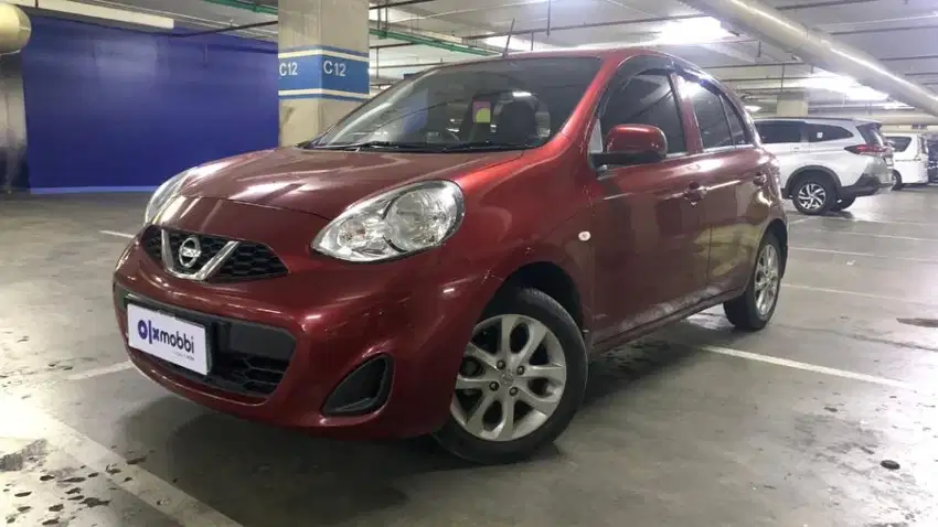 DP Rendah - Nissan March 1.2 L Bensin-MT 2017 Merah (COM)