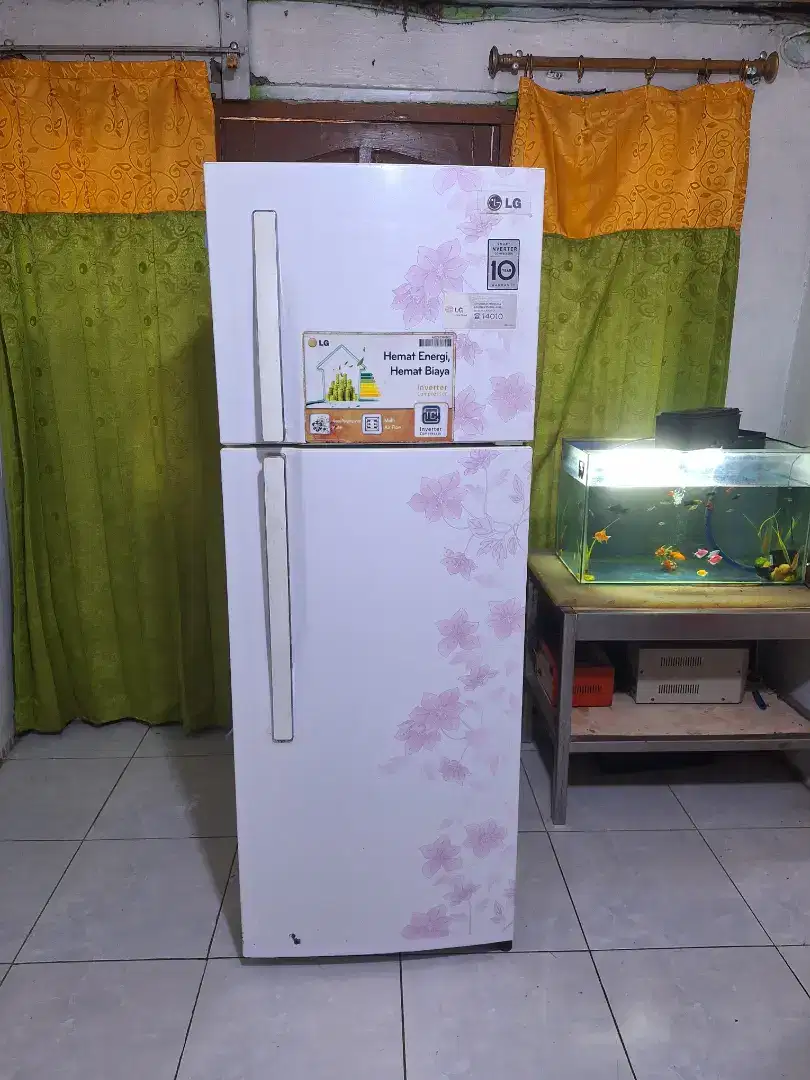 KULKAS LG INVERTER BUNGA ORI