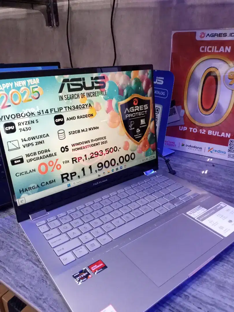 Cicilan Laptop Asus Vivobook dg home credit promo bunga bisa 0% guys