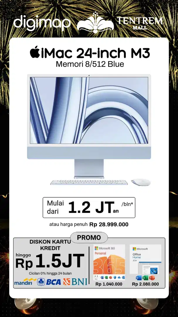 IMac M3 24-inch 8/512GB