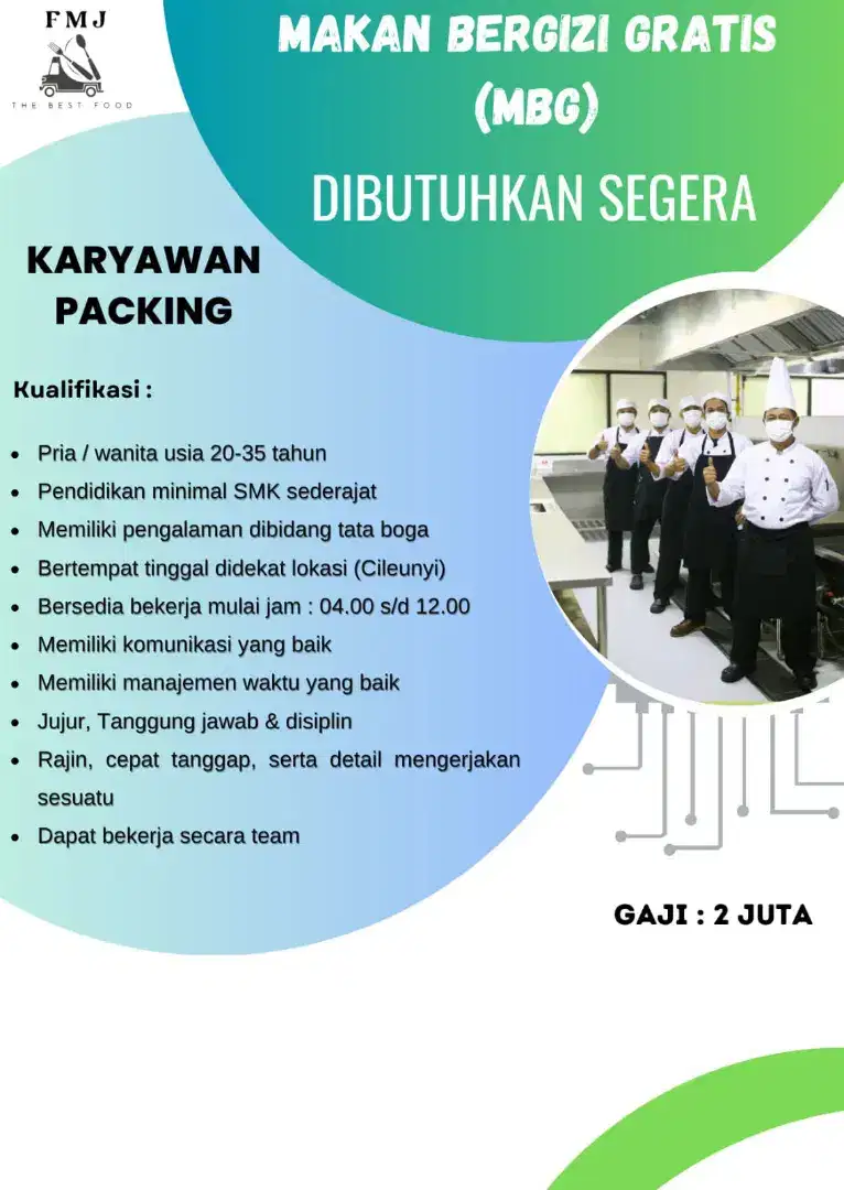 Lowongan Kerja Bagian Packing Cetering