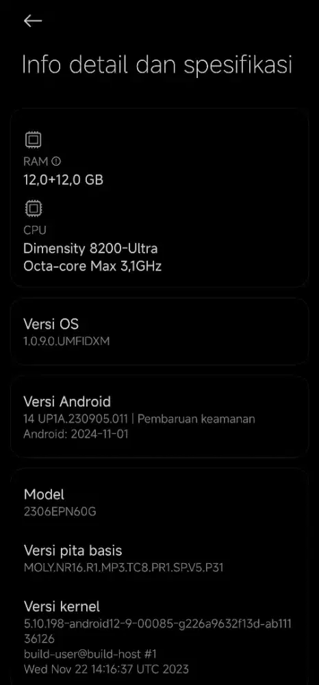 XIAOMI 13T 12+12 / 256Gb