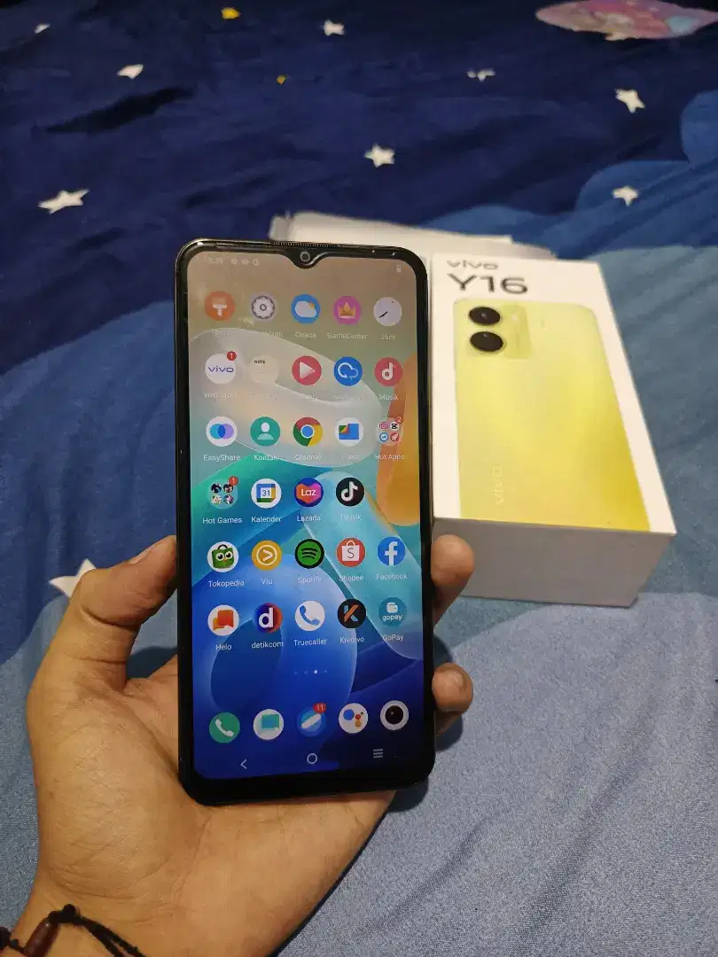 Vivo Y16 4/64 lengkappp