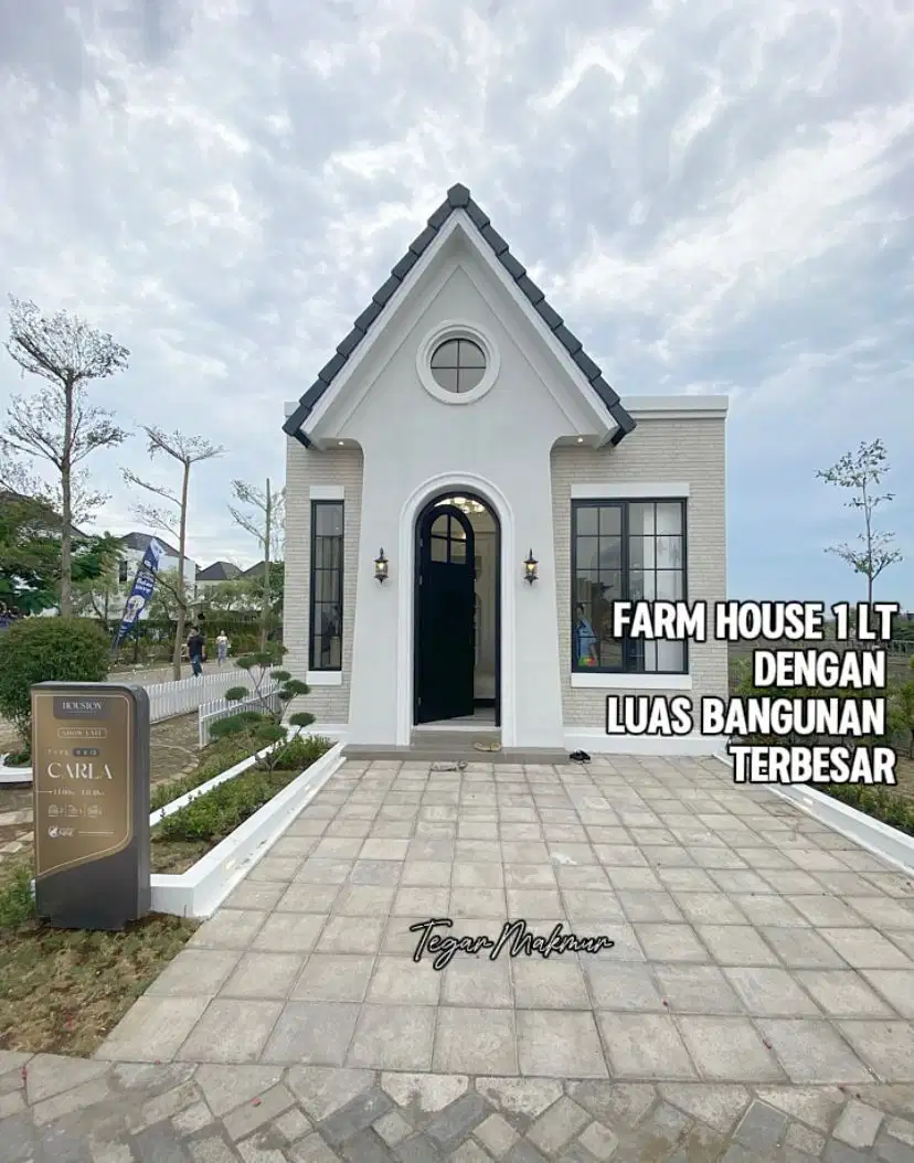 Rumah Mansion 9 American Style Farm House, Termurah, Banyak Bonus