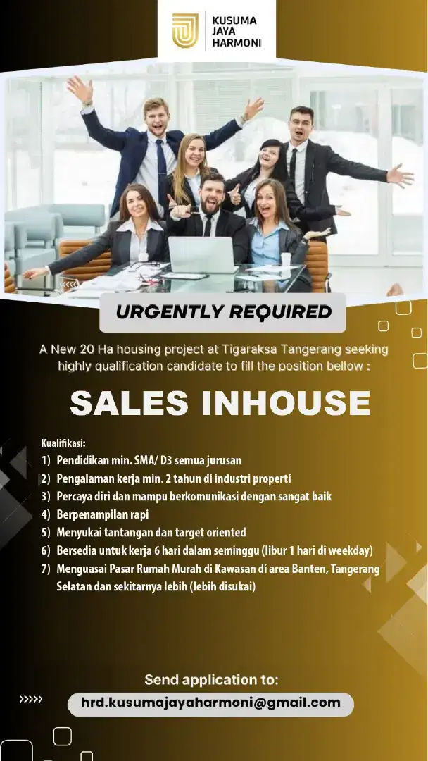 Sales/Marketing Penjualan Property