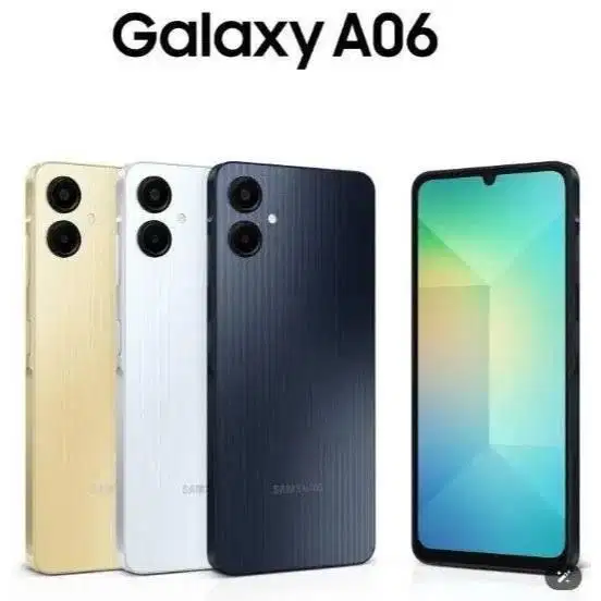 SAMSUNG A06 4/128 GARANSI RESMI