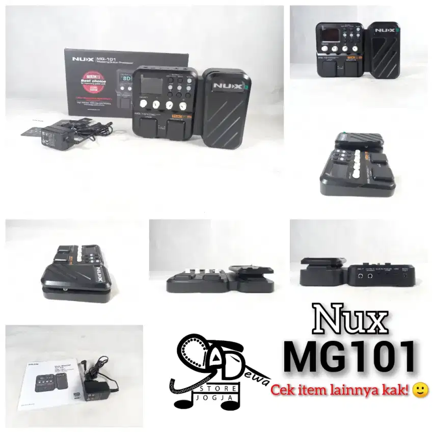 NUX MG101 EFEK GITAR MG 101 MULTIEFEK DIGITAL IR PEDAL no mg300 mg 300