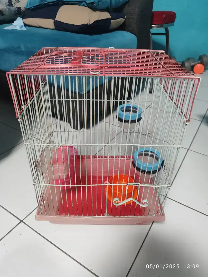 Dijual kandang hamster 3 lantai 70k nego