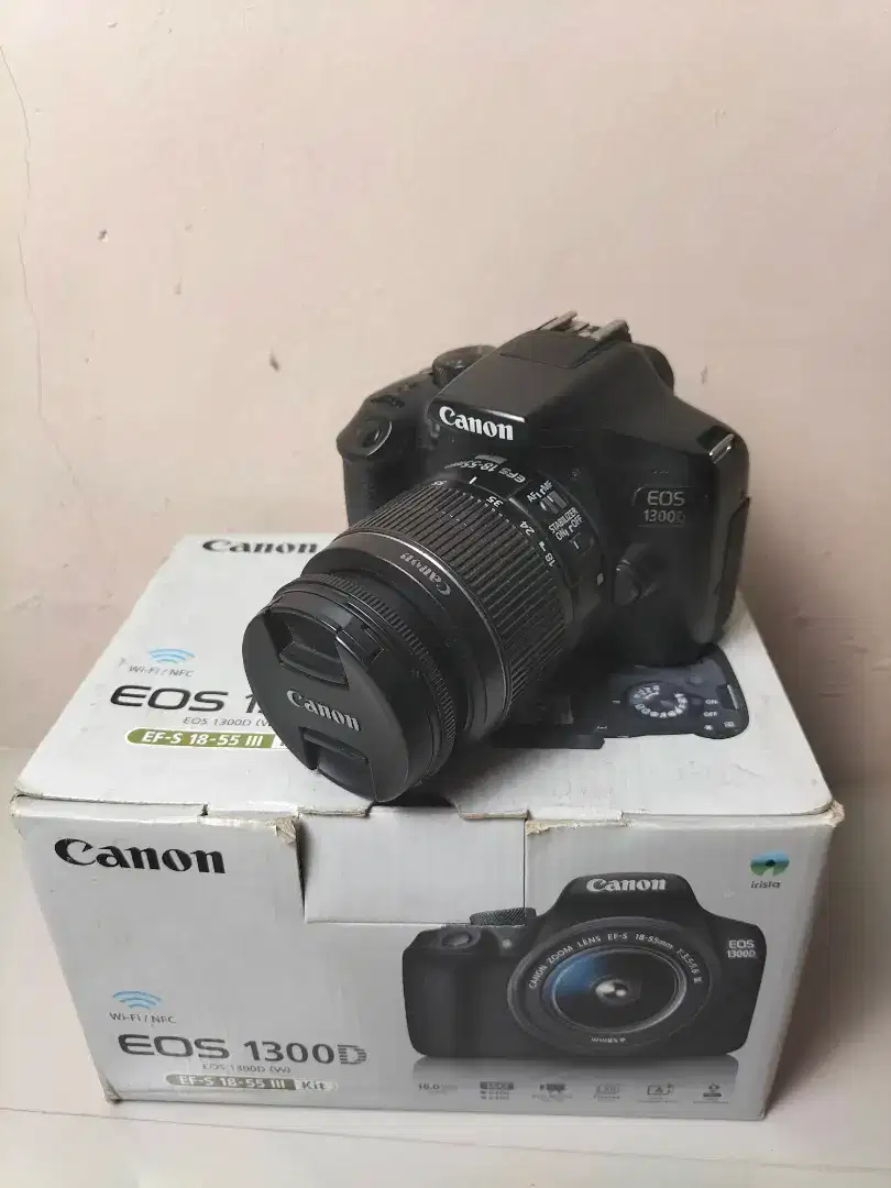 Canon 1300D Wifi Fullshet Box Lengkap