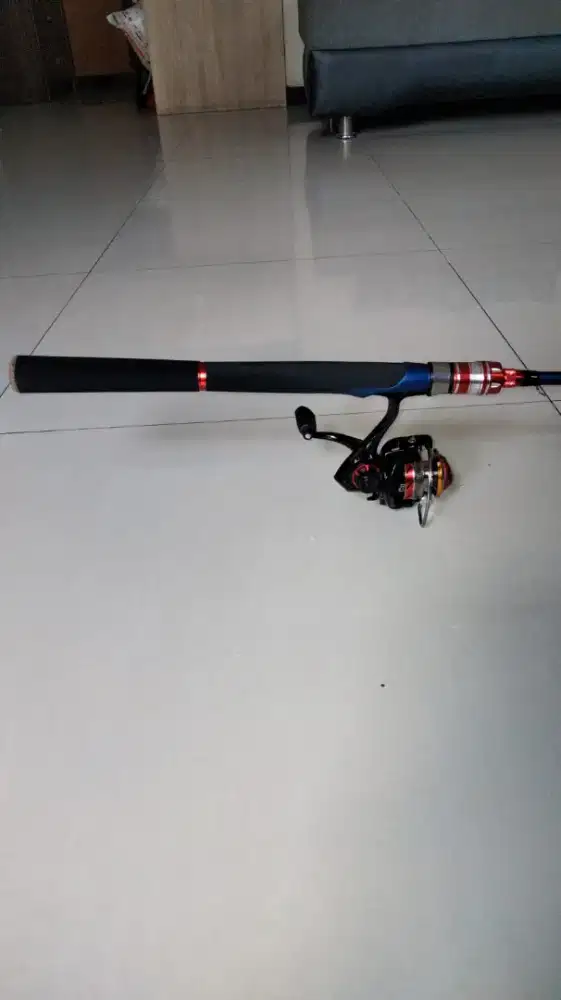 Alat pancing 1 set panjang joran 180 cm reel ukuran 800
