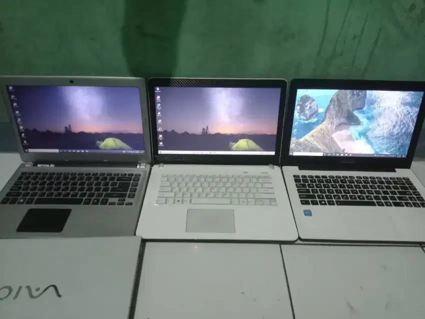 Laptop Acer Asus Sony Vaio mulus original no minus siap pakai