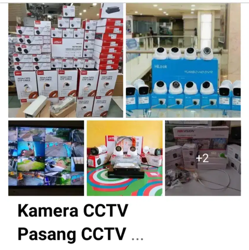 Kamera cctv paket lengkap siap pasang