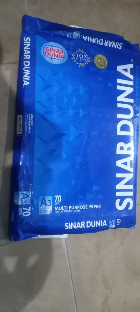 Kerta sidu A3 putih polos..
