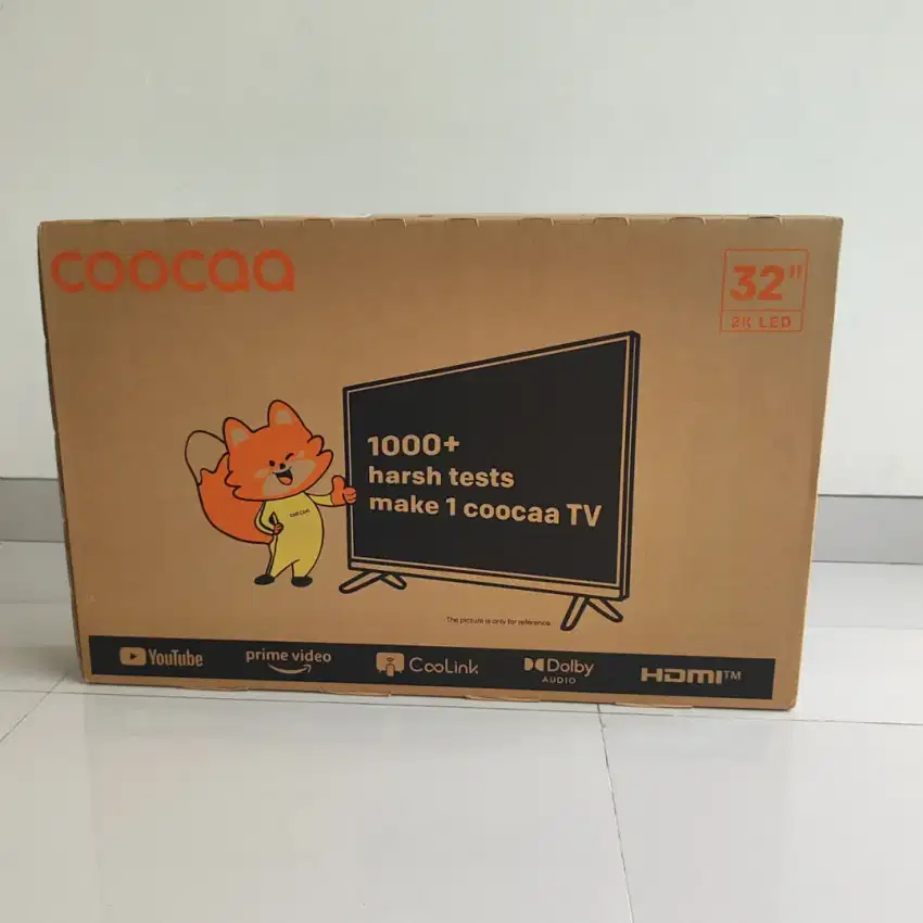 Smart TV digital Coocaa 32 32s3u Baru Segel Box