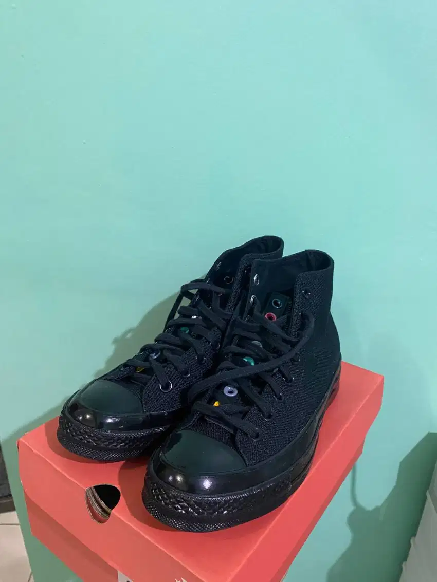 Converse Chuck 70s Canvas Zipper Vintage Hi Black