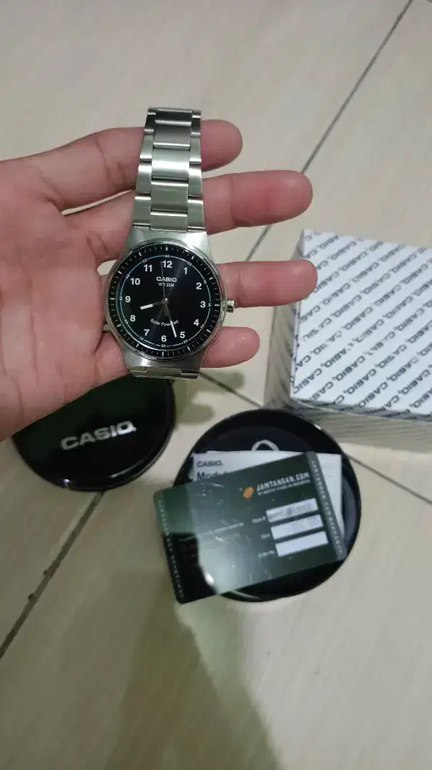 JAM TANGAN CASIO SOLAR MTP-RS105D-1BVD