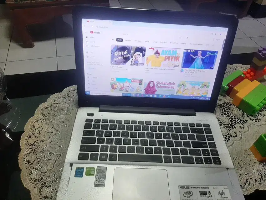 laptop asus x455LF intel core i3 8/512 gb ssd nvidia murah bandung