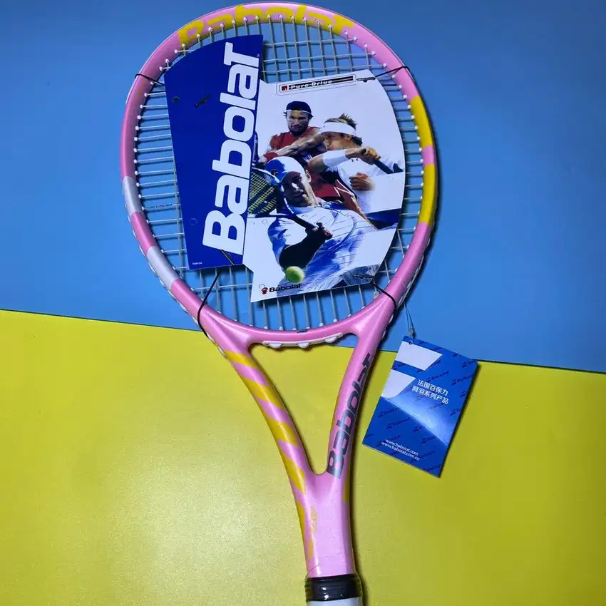 RAKET TENIS BABOLAT PINK SIAP SMASH BONUS GRIP