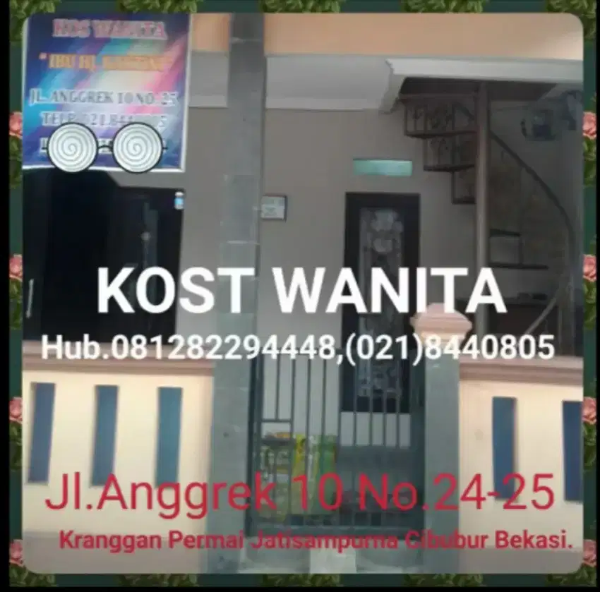 Kost Wanita Cibubur (Kost Bu Hj.Kartini)