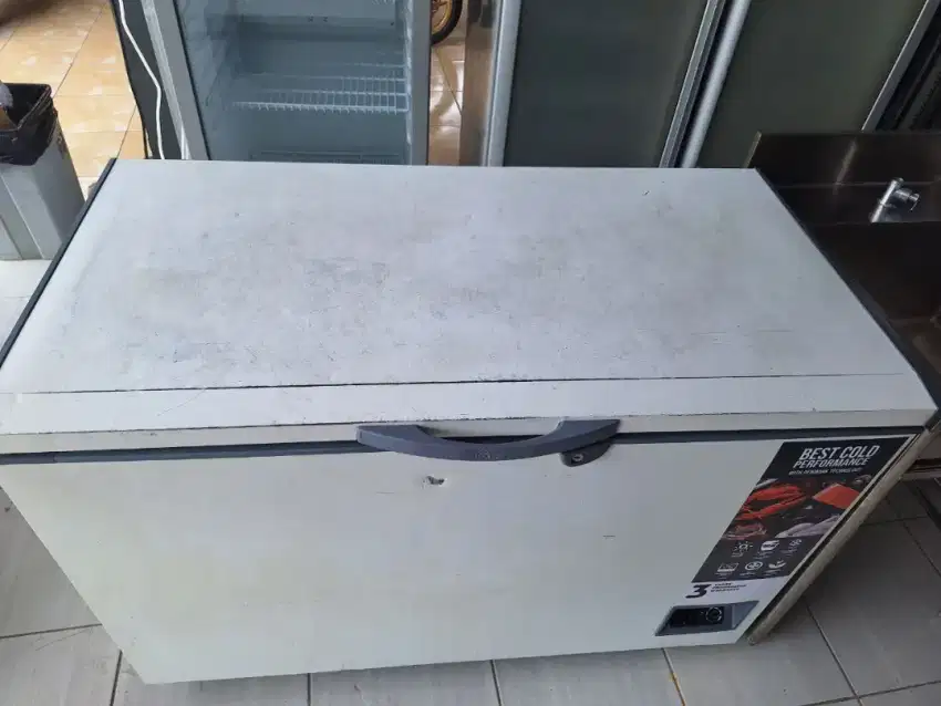 Freezer box merk Gea
Ukuran 386 L

Kondisi normal joss

Harga 3,5jt