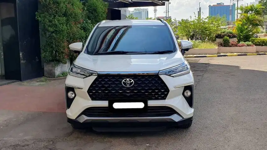 km8rb toyota avanza veloz q cvt non tss 2023 pakai 2024 putih tangan 1