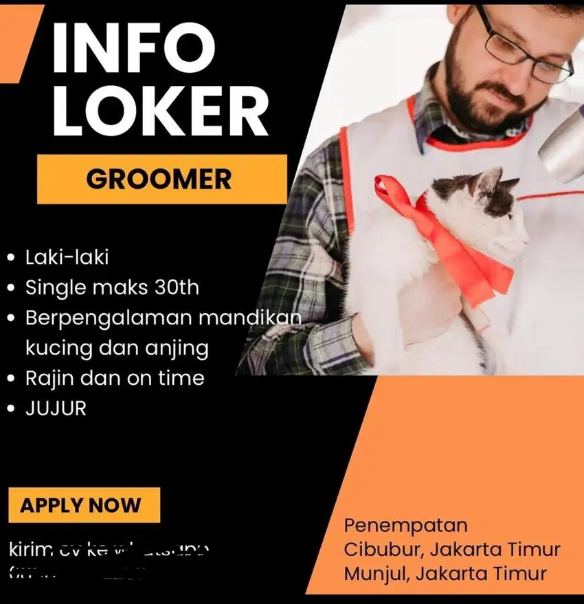 Loker groomer petshop