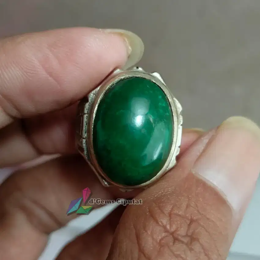 Batu Cincin Akik Permata Natural Chrysocolla Chalcedony Bacan Doko