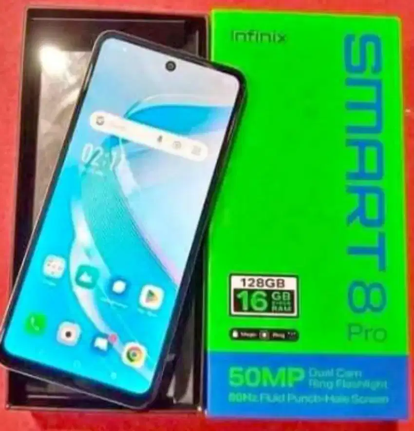 Infinix smart 8 pro Ram 4+4/256 GB