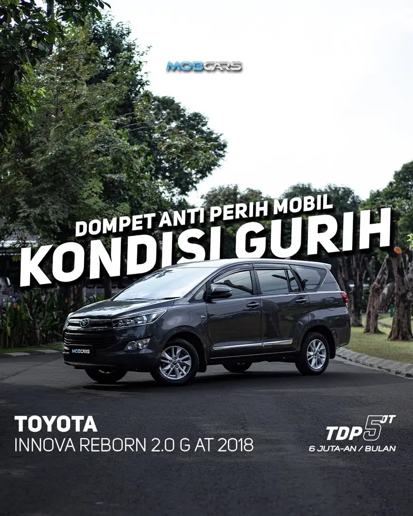 FREE SMART TV INNOVA G 2.0 AT MATIC 2018 INNOVA G BENSIN INNOVA REBORN