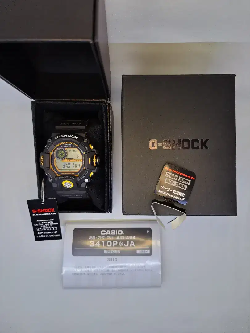 Casio G shock GW-9400YJ Rangeman Carbon Fiber NOS Eks Display Original