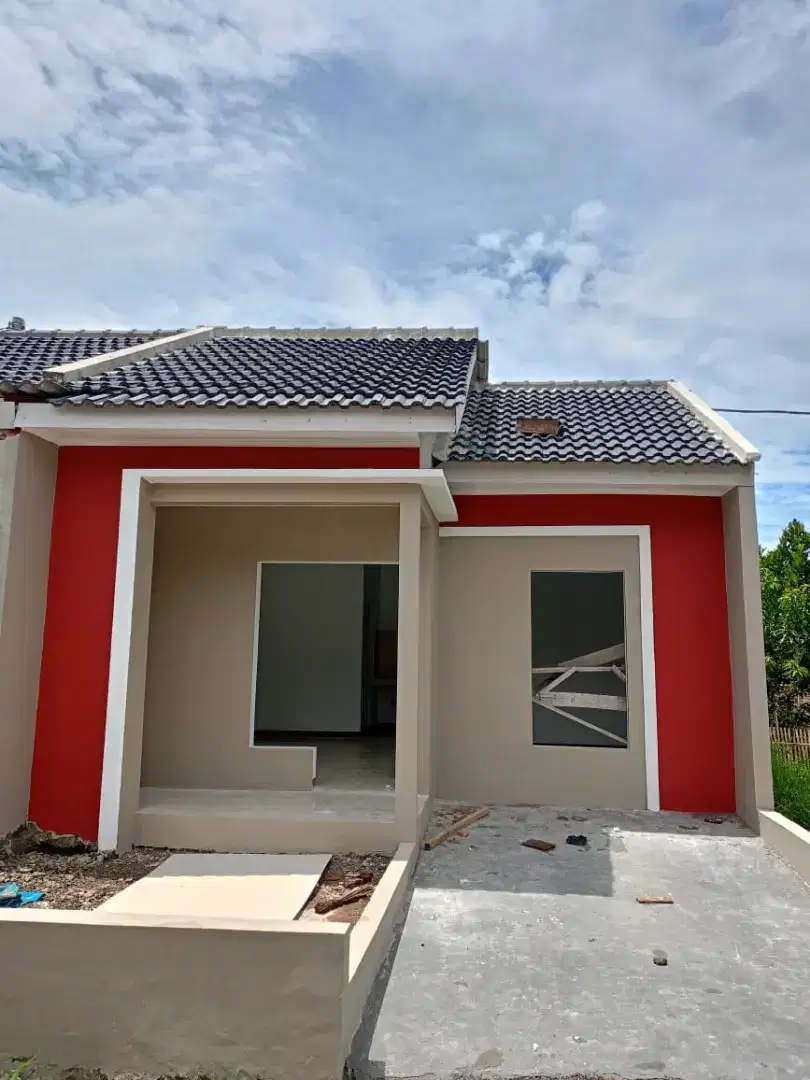 Jual rumah 200 jutaan saja siap huni finishing akhir