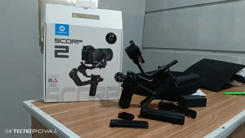 Gimbal Feiyu Scorp 2 standart,like new,masih garansi