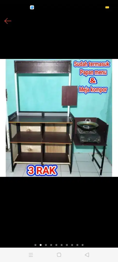 Meja dagang / stand portabel/meja Lipat