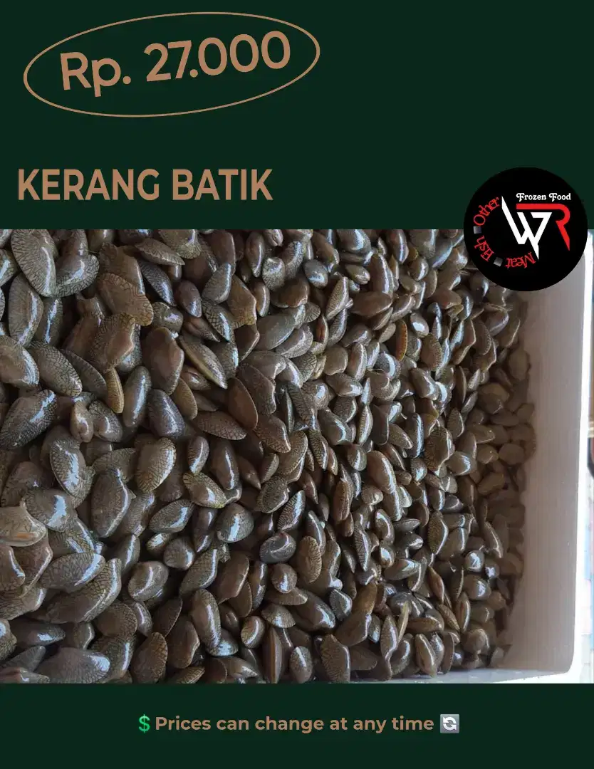 Kerang Batik | wr frozen food