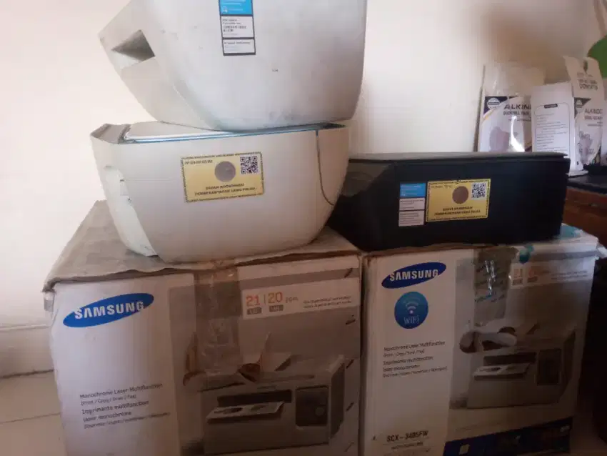 Printer bekas kantor, Samsung Laser, Canon PIXMA infus, borongan 6 pcs