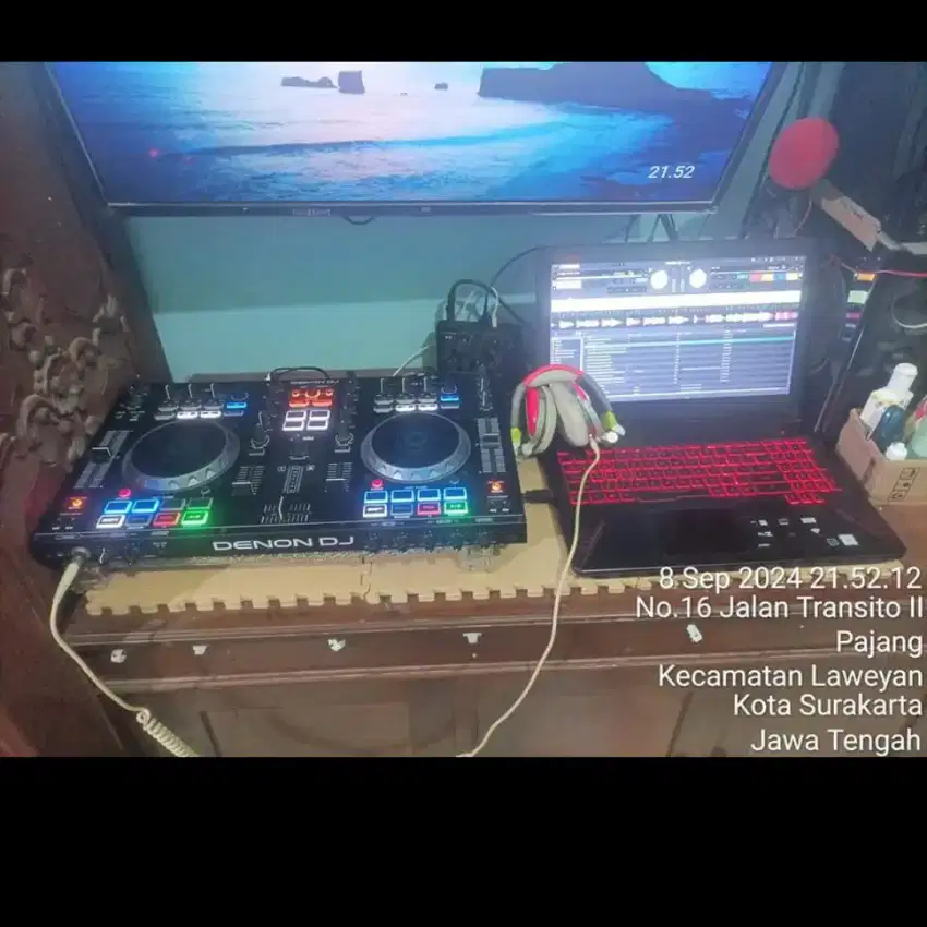 Alat Dj Disk Jokeey Denon MC 4000 bukan xdj ddj cdj numark traktor