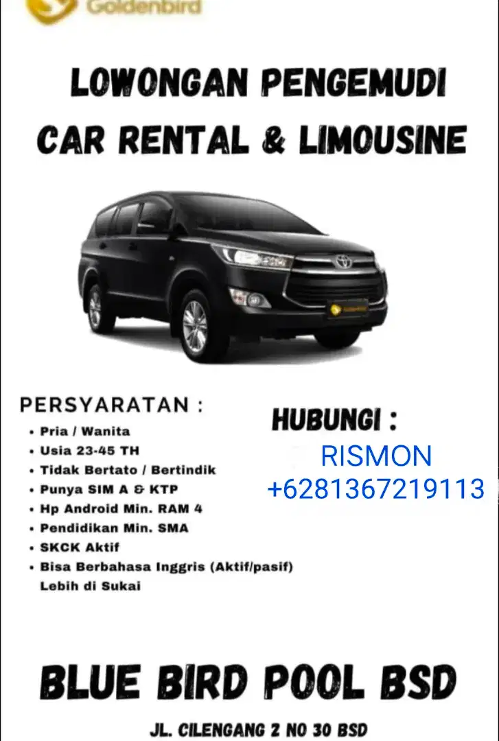 LOKER DRIVER Profesional