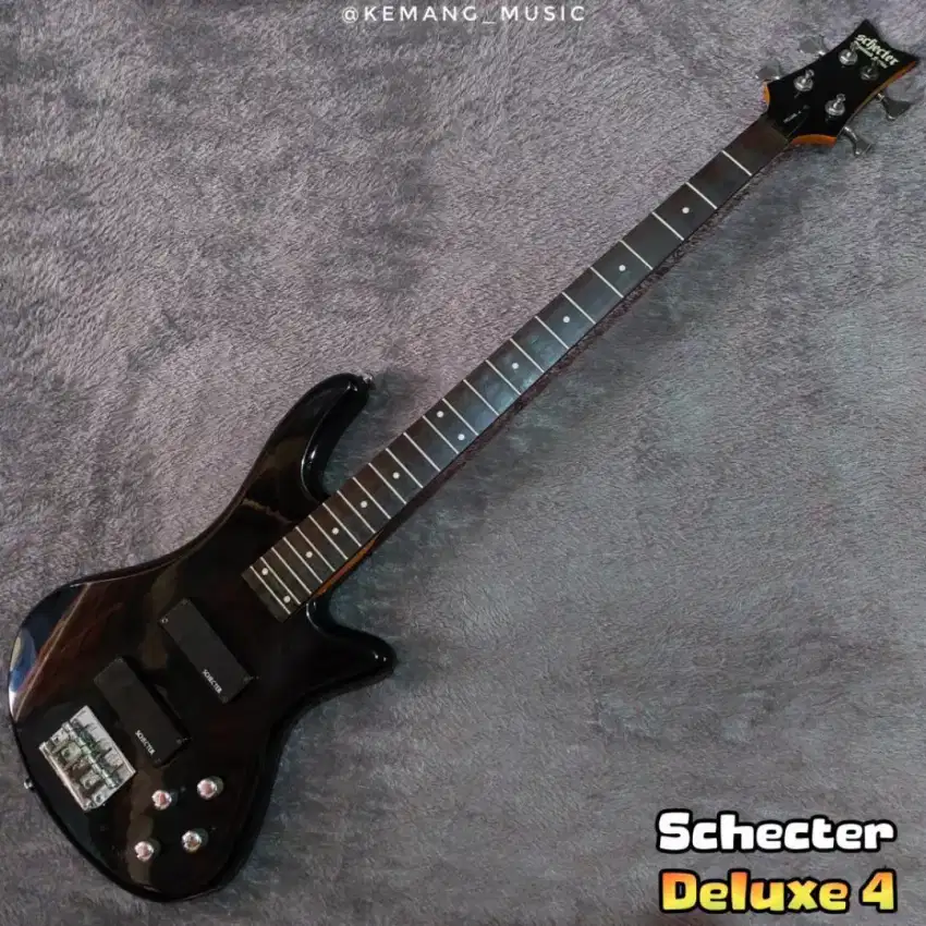 Schecter deluxe 4 bass listrik