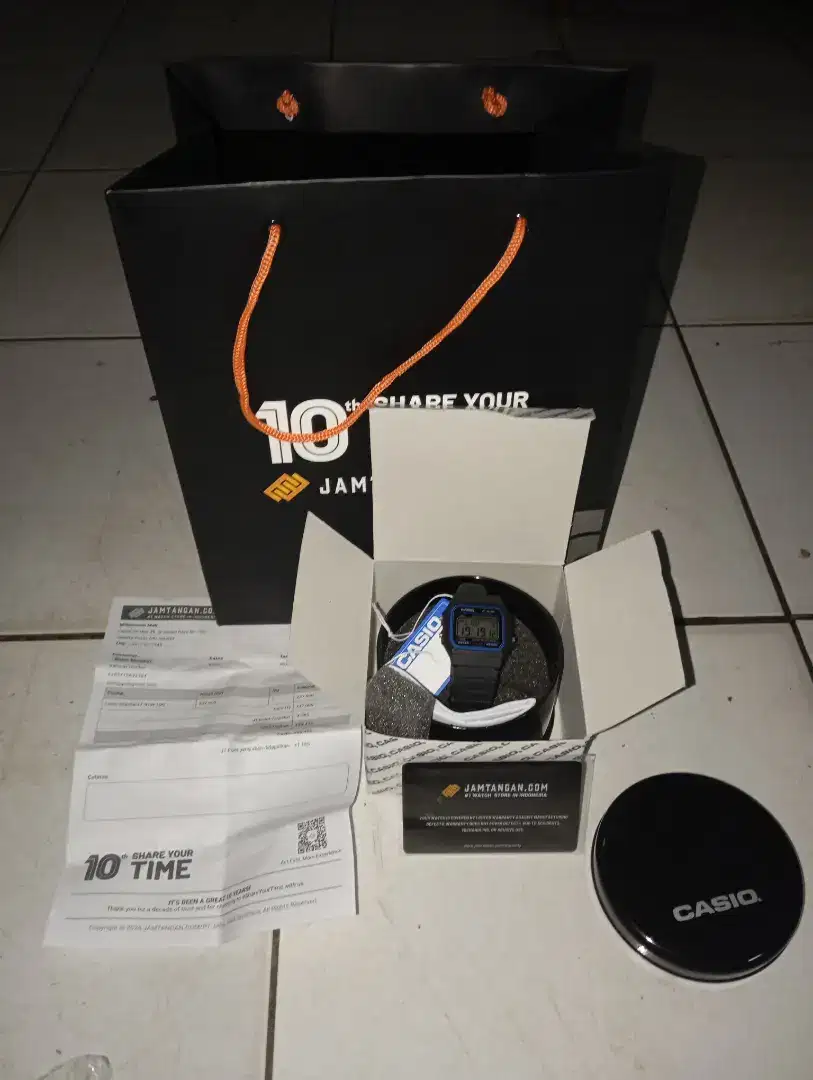 Casio f91- Jam tangan. Com original