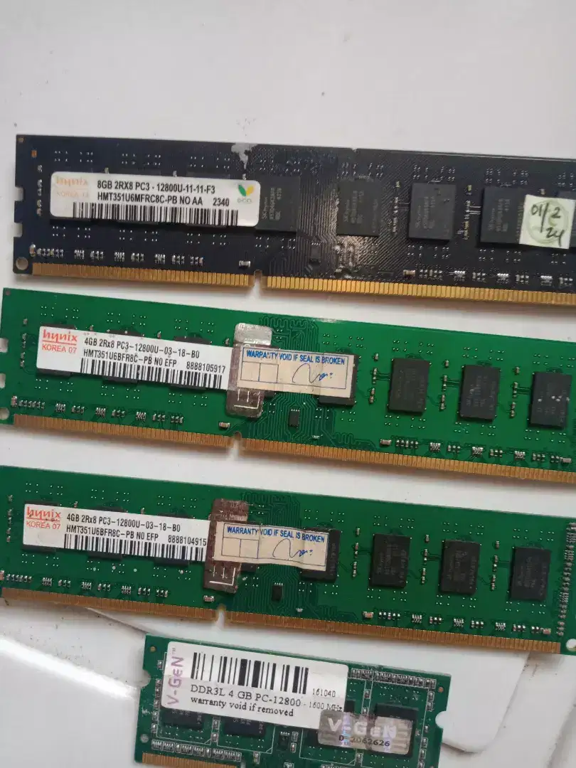 Ram PC ddr3 1x8 dan 2x4