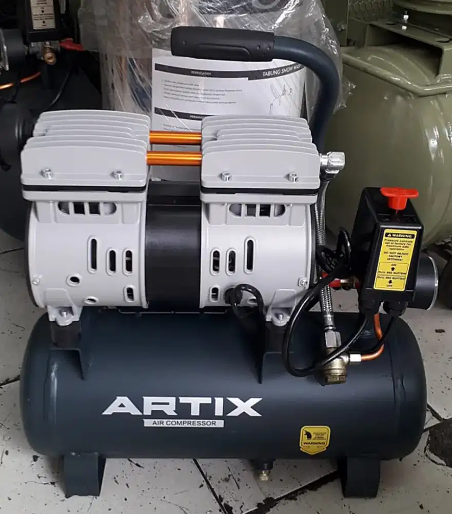 Kompresor Listrik 1HP Tipe Silent Suara Halus