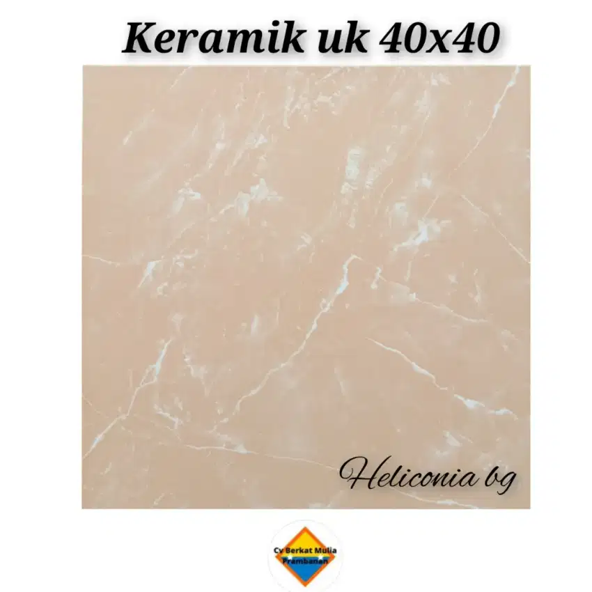 Keramik lantai uk 40x40 cream