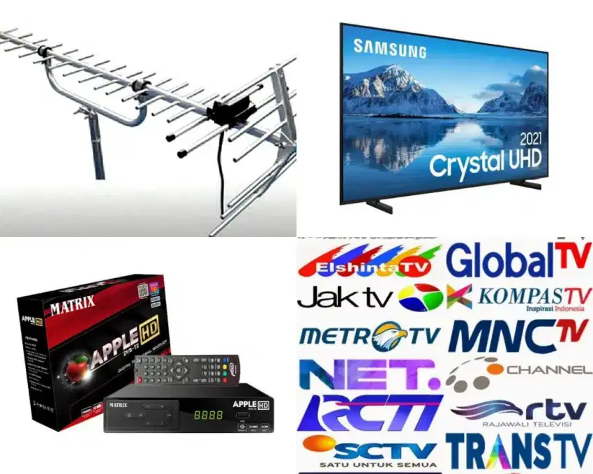 Paket Pasang Baru Antena Tv Siaran Digital