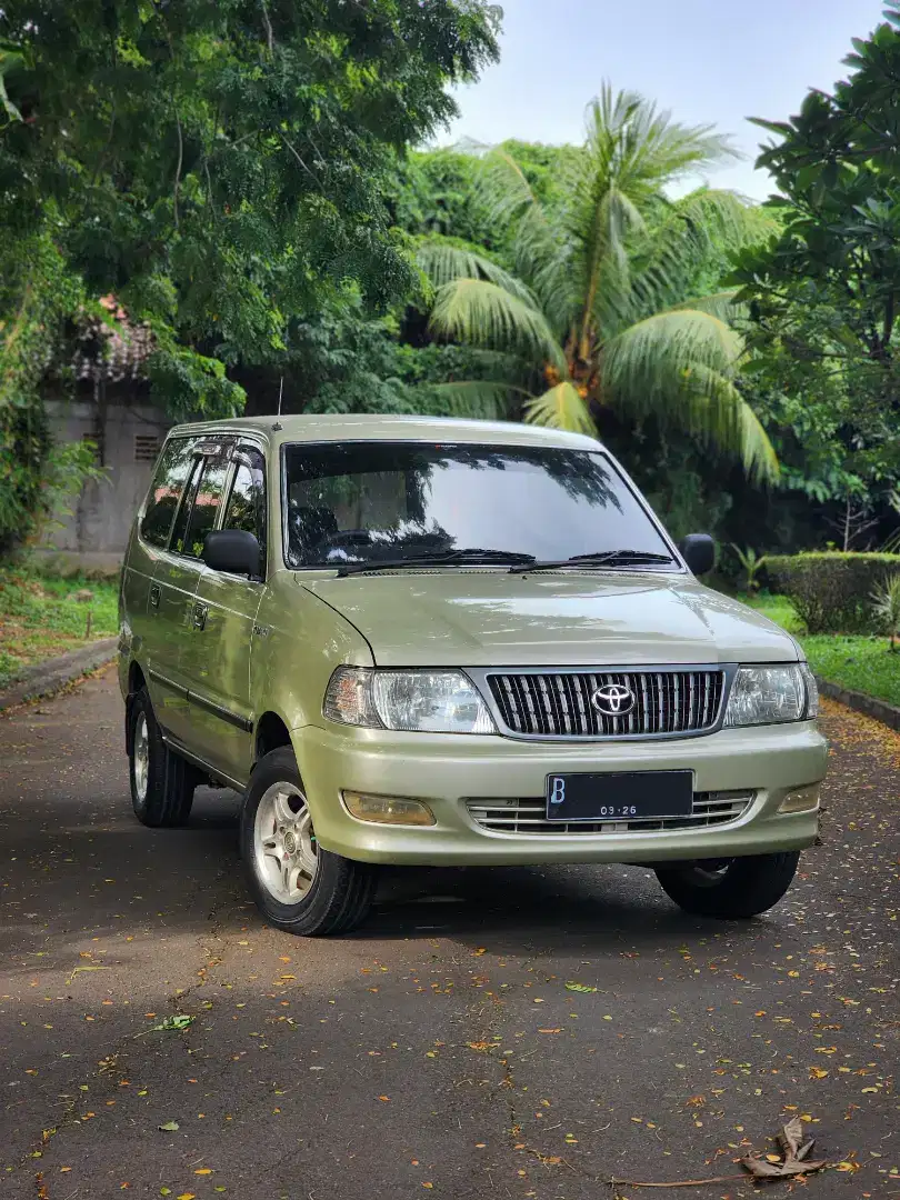 TOYOTA KIJANG LSX 1.8 EFI 2002 MANUAL JOK FABRIC LOW KM PAJAK ON MULUS