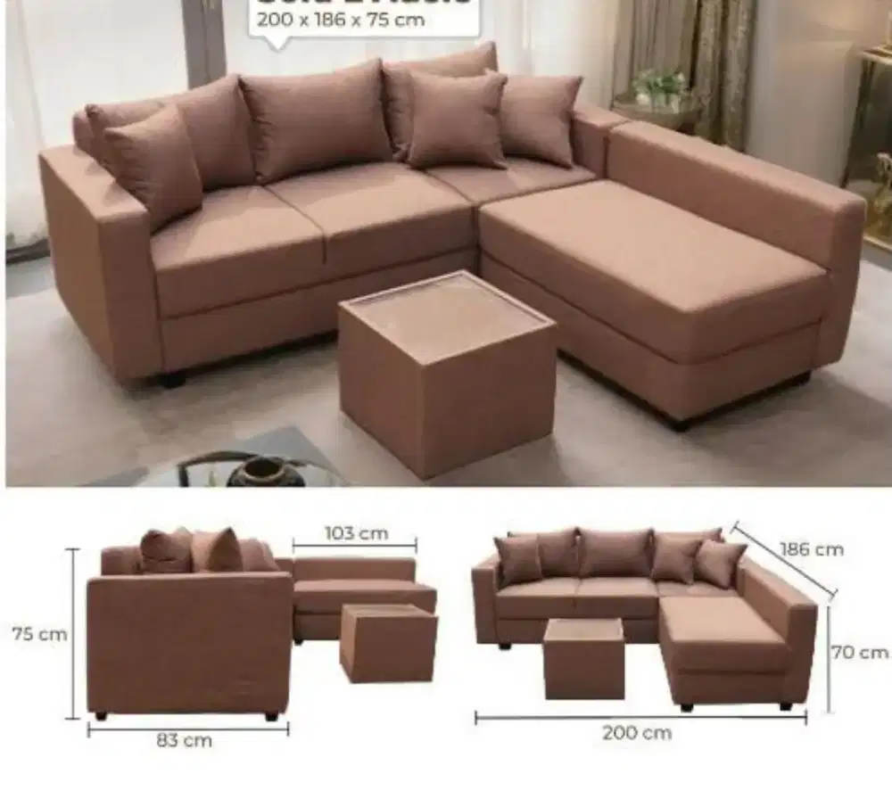 Sofa L putus ellegant