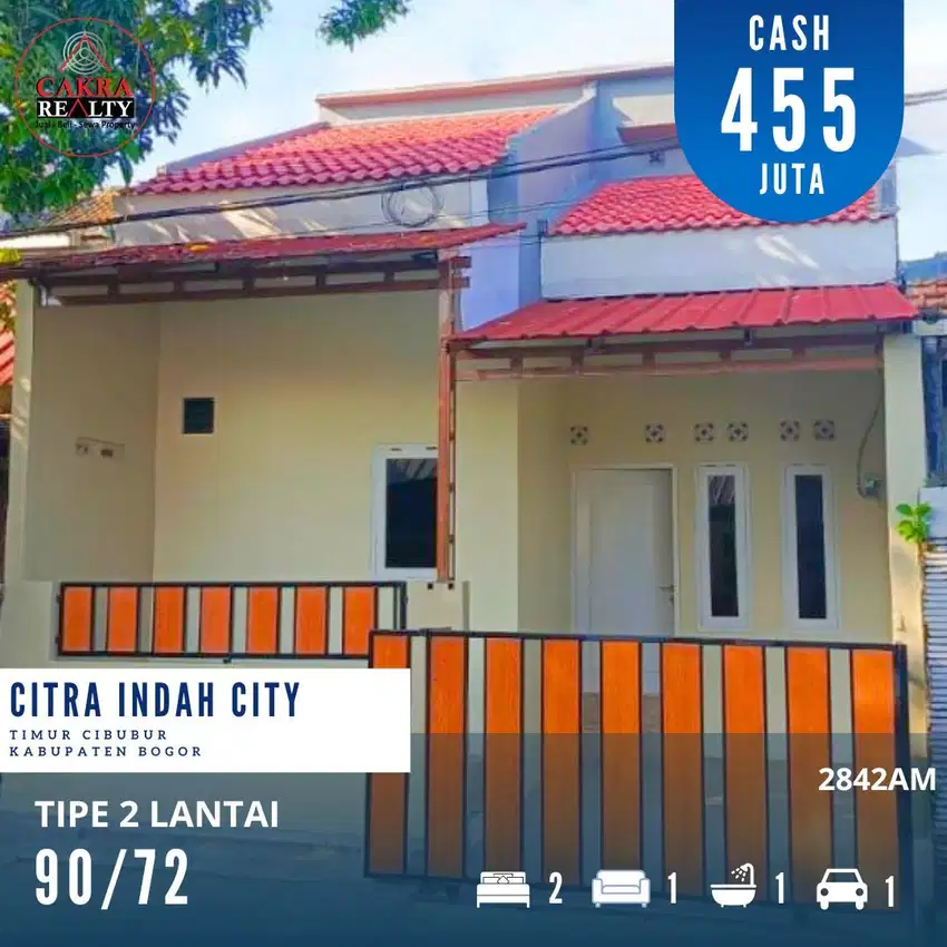 Dijual rumah dicitra indah city rumah siap huni full renovasi